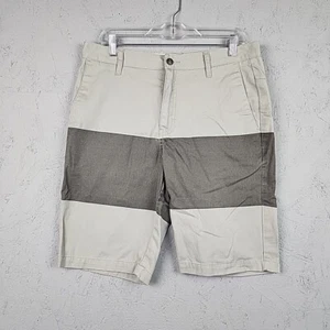 Volcom Corpo Class Shorts Mens 32 Colorblock Logo Golf Outdoor Casual Preppy - Picture 1 of 9
