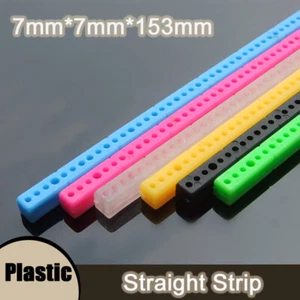 Toy Car Frames Plastic Straight Strip Bar L-Shape Plastic Connection 7*7*153mm - Picture 1 of 6