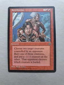 Retribution, MTG Homelands (1995) Uncommon Red Sorcery NM - Picture 1 of 2