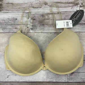 Le Mystere L'Image Nu Claire Underwire Clear Straps Bra 34DD Nude Beige 3258 - Picture 1 of 11