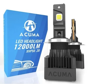 Acuma H7 LED Headlight Bulbs,12000lm High Lumens Extremely Bright LED Headlight - Picture 1 of 5