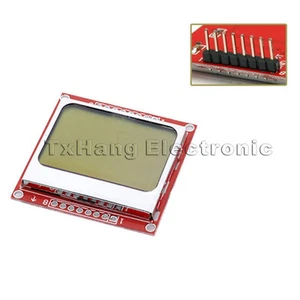 84*48 LCD Module White Backlight Adapter PCB for Nokia 5110 Arduino - Picture 1 of 5