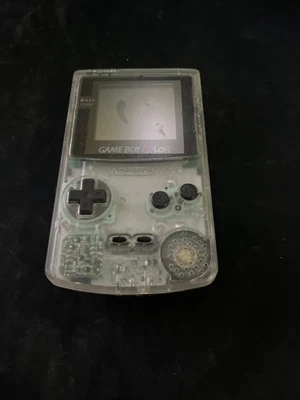 Sistema portátil Nintendo Game Boy Color - Clear Ice (usado portátil) testado - Imagem 1 de 4