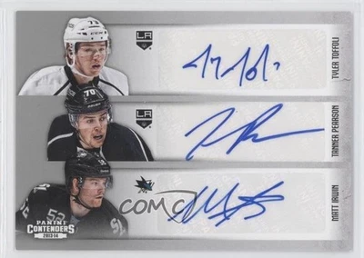 2013 Playoff Contenders Sixes Frederik Andersen Hampus Lindholm Rookie Auto RC - Image 1 of 2