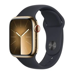 Apple Watch Series 9 45MM Gold Stainless Steel GPS Cell - Excellent Refurbished - Picture 1 of 2