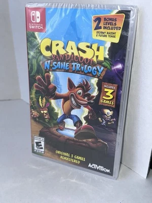 Crash Bandicoot N. Sane Trilogy - Nintendo Switch TOTALMENTE NUEVO - SELLADO Foto 1 de 2