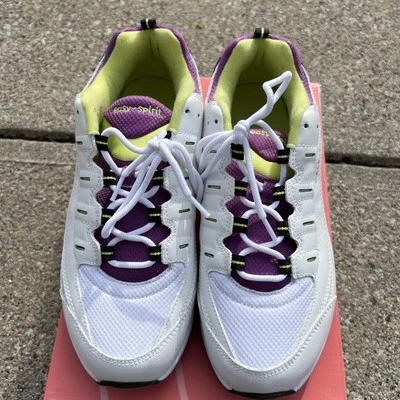 Easy Spirit Romy 25 Walking Run Shoes 10WW Women's Yellow Purple EXCELLENT! - Image 1 of 4