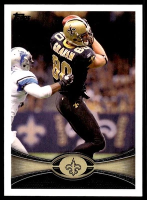 2012 Topps Jimmy Graham #280a New Orleans Saints - Image 1 of 2