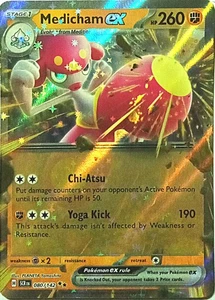 Medicham Ex Corona Estelar Pokémon TCG 080/142 Holo Doble Raro - Imagen 1 de 1