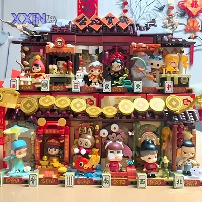 Figura de juguete Golden Snake celebra el Año Nuevo serie bloques de construcción #XXIN Foto 1 de 4