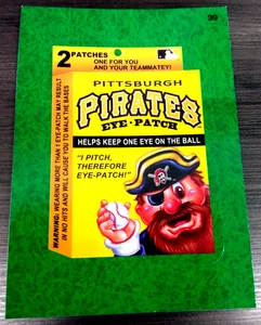 2016 Wacky Packages Baseball Series "PITTSBURGH EYE-PATCH".Grass Sticker #39 - Picture 1 of 1