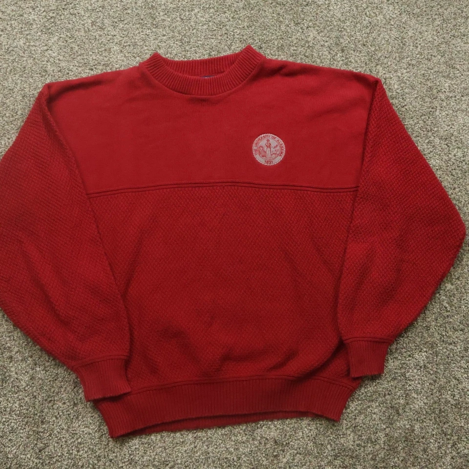 Suéter Alabama Para Hombre L De Colección Nutmeg Mills University Tejido Cuello Redondo Colegio Foto 1 de 4
