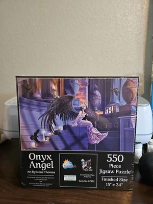 SunsOut Onyx Angel 550 Piece Jigsaw Puzzle By Nene Thomas - Image 1 of 2