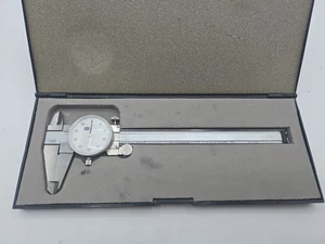Sears Craftsman 6" Dial Caliper #40185 With Case Top Condition - Bild 1 von 10
