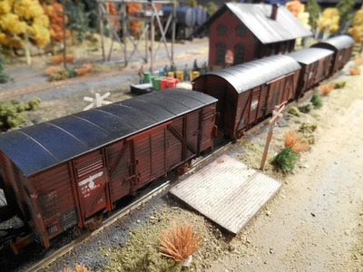 HO Roco Minitank 6th Panzer Army Freight Train A2267 Custom Hand Painted - Image 1 of 4
