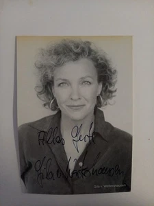 Gila von Weitershausen -  - original Autogramm - ca. 15x10cm - Autogrammkarte - Picture 1 of 1