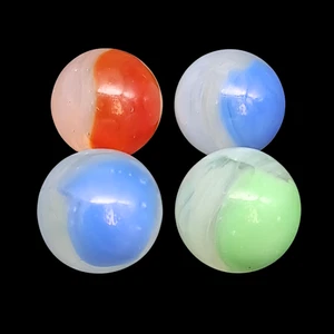 Vitro Aventurine Phantom Conqueror Marbles x4 15mm Vintage Collectible - Picture 1 of 6