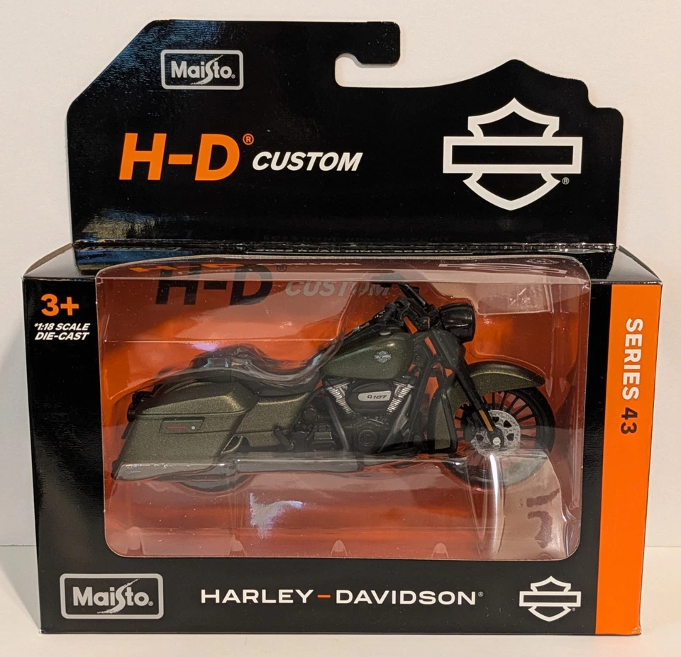 Maisto Harley Davidson 2022 Road King Special Series 43 1:18 fundido a presión Foto 1 de 4