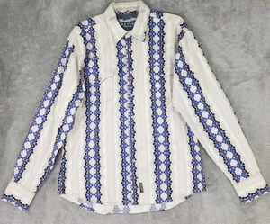 Wrangler Retro Premium Shirt Mens Large Multicolor Pearl Snap Western Cowboy - Picture 1 of 11
