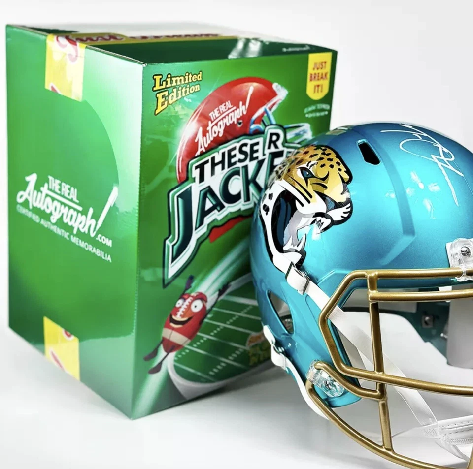 These Are Jacked NFL Mystery Box Full Size Replica or AUTHENTIC AUTOGRAPHED NFL - Image 1 of 1