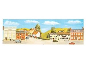 Peco SK-50 Market Town Extension Backscene - Picture 1 of 1