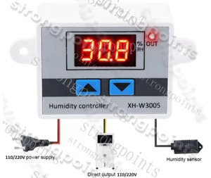 W3005 110V 220V Incubator Digital Humidity Controller Hygrometer Switch Tester - Picture 1 of 4