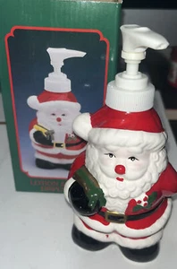 Santa Soap Dispenser Santa Claus Christmas Ceramic Soap Dispenser Lotion 9" - Picture 1 of 1