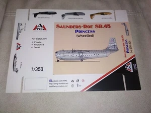 AMG 350304 Saunders-Roe SR.45 Princess (ruedas) 1/350 - Imagen 1 de 2