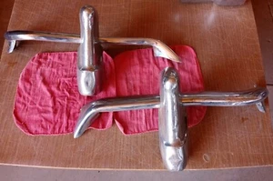 1956 MERCURY REAR BUMPER GUARDS LEFT RIGHT TRIM OEM ORIGINAL GOOD CONDITION - Picture 1 of 12