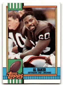 1990 Topps #170 Al Baker    Cleveland Browns Football Cards  ID:60314