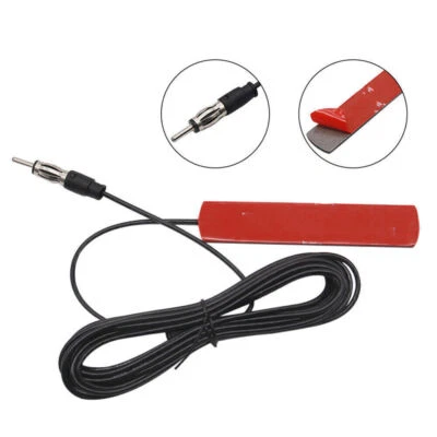 New Universal Car Hidden Amplified Antenna Kit Electronic Stereo AM/FM Radio - Image 1 of 4