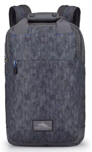High Sierra Everyday 24L Grab Handle 15” Laptop Backpack, Gray - NEW! FAST!