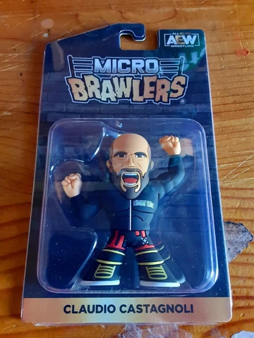 All Elite Crate Micro Brawlers Claudio Castagnoli - AEW Cover