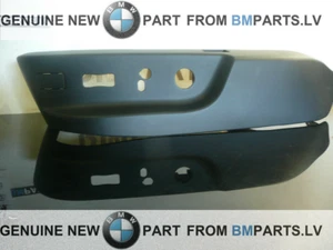 NUEVO GENUINO BMW E39 E38 CUBIERTA INTERRUPTOR ASIENTO DELANTERO IZQUIERDO NEGRO 52107058008 - Imagen 1 de 4