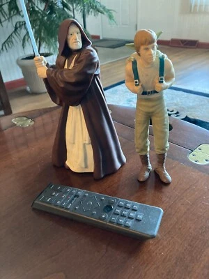 Star Wars Obi Wan, Luke Skywalker & Yoda Vinyl 1995 Applause - Image 1 of 3