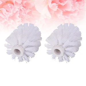 2pcs Heads Replaceable Toilet Brush Head Replacement Toilet Brush - Picture 1 of 10
