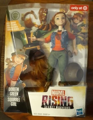 Figura de acción Hasbro Marvel Squirrel Girl 10" (en caja) 2018 exclusiva de Target Foto 1 de 4