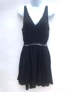 Vestido patinador negro Topshop UK10 EUR38 US6 RRP £36 - Imagen 1 de 7