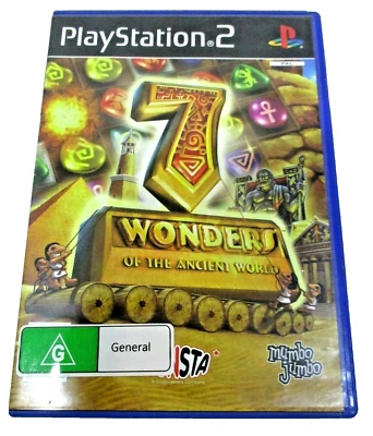 7 Wonders Of The Ancient World PS2 Game G PAL R4 2007 Mumbo Jumbo +Manual Tested - Image 1 of 4