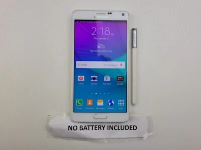 Samsung Galaxy Note 4 (SM-N910P) 32GB - White (Sprint) Smartphone - J9354 - Image 1 of 4