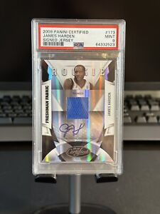 2009 Panini Certified Basketball James Harden RPA PSA 9 Rookie Patch Auto /399