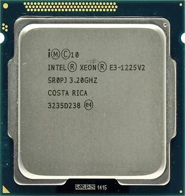 Intel Xeon E3-1220 E3-1225 v2 E3-1230 V2 4 Cores LGA1155 CPU processor - Image 1 of 4