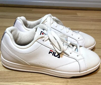 Fila Women’s Reunion 5CM00741-125 White Court Shoe Size 9 Leather/Textile - Image 1 of 4