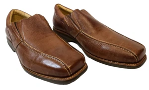 Florsheim Uomo Taglia 13W Derek Slip-on Marrone Cognac - Foto 1 di 13