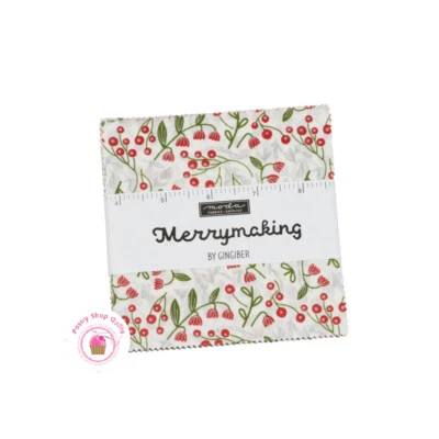 Moda MERRYMAKING Gingiber Quilting CHARM PACK 42- 5" squares CHRISTMAS - Image 1 of 4
