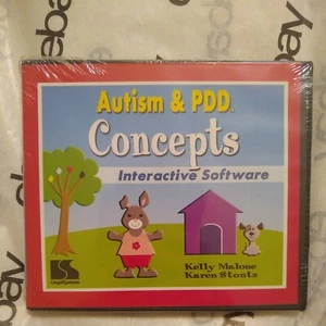 Logiciel interactif Linguisystems Autism & PDD Concepts 3-7 ans NEUF - Photo 1/2