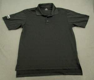 Adidas Polo Shirt Mens Small Black Short Sleeve Casual Golf Adult S Co. Logo - Picture 1 of 11