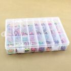 Modern and Stylish 24 Compartments Plastic Clear Box for Jewelry Storage