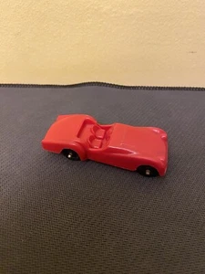 TootsieToy Triumph TR3 Convertible Toy Car - Red Plastic - Vintage - Picture 1 of 3