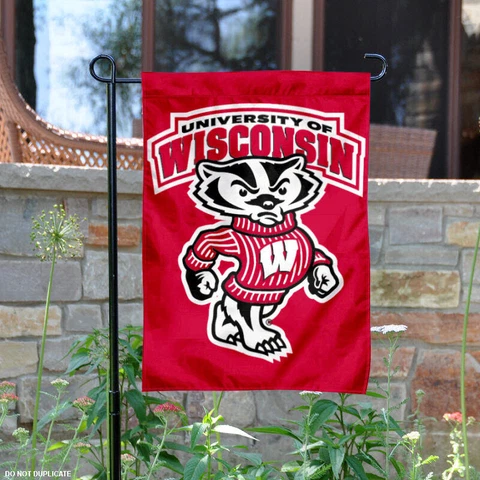 University of Wisconsin Badgers Garden Flag Yard Banner Cover